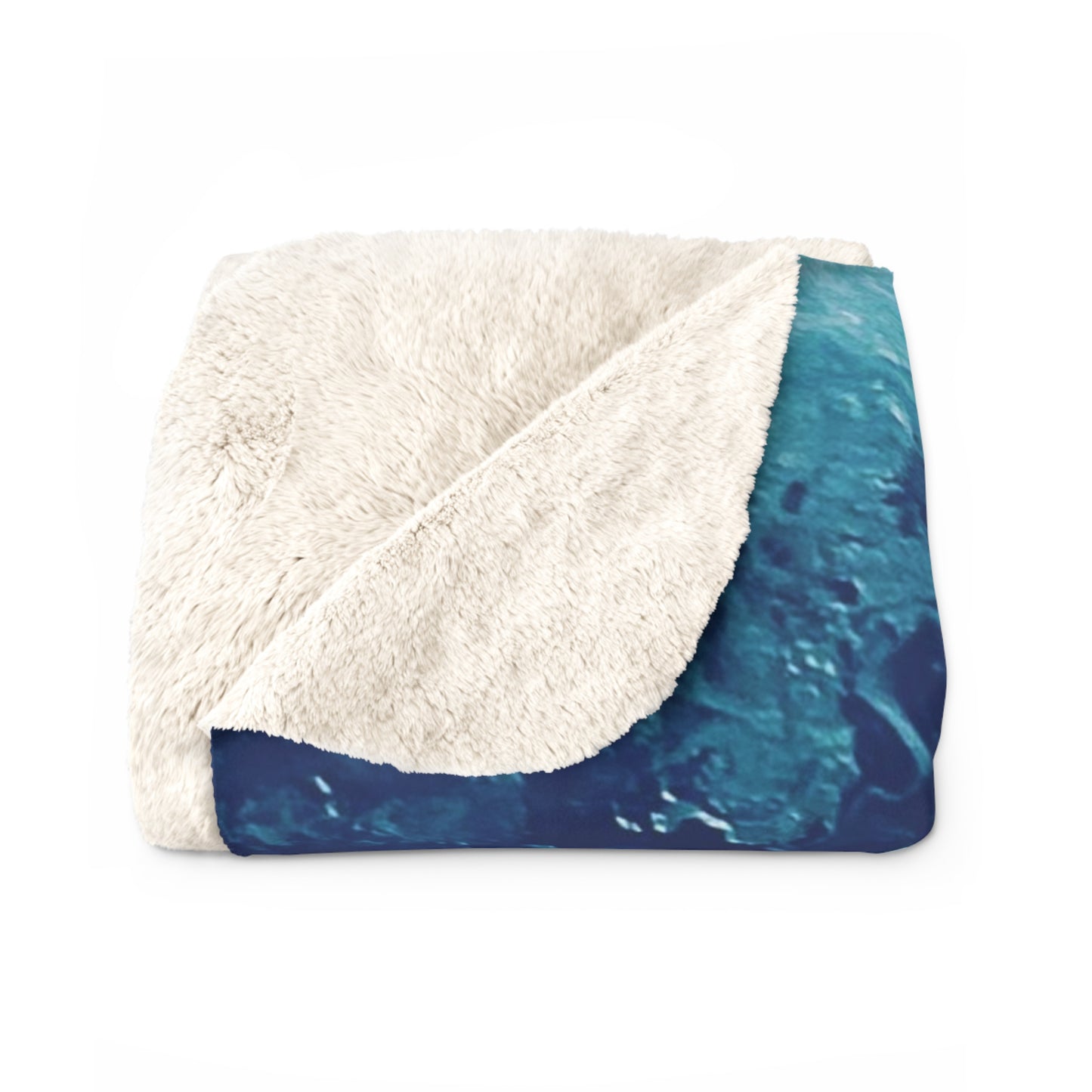 Peace in The Storm Sherpa Fleece Blanket