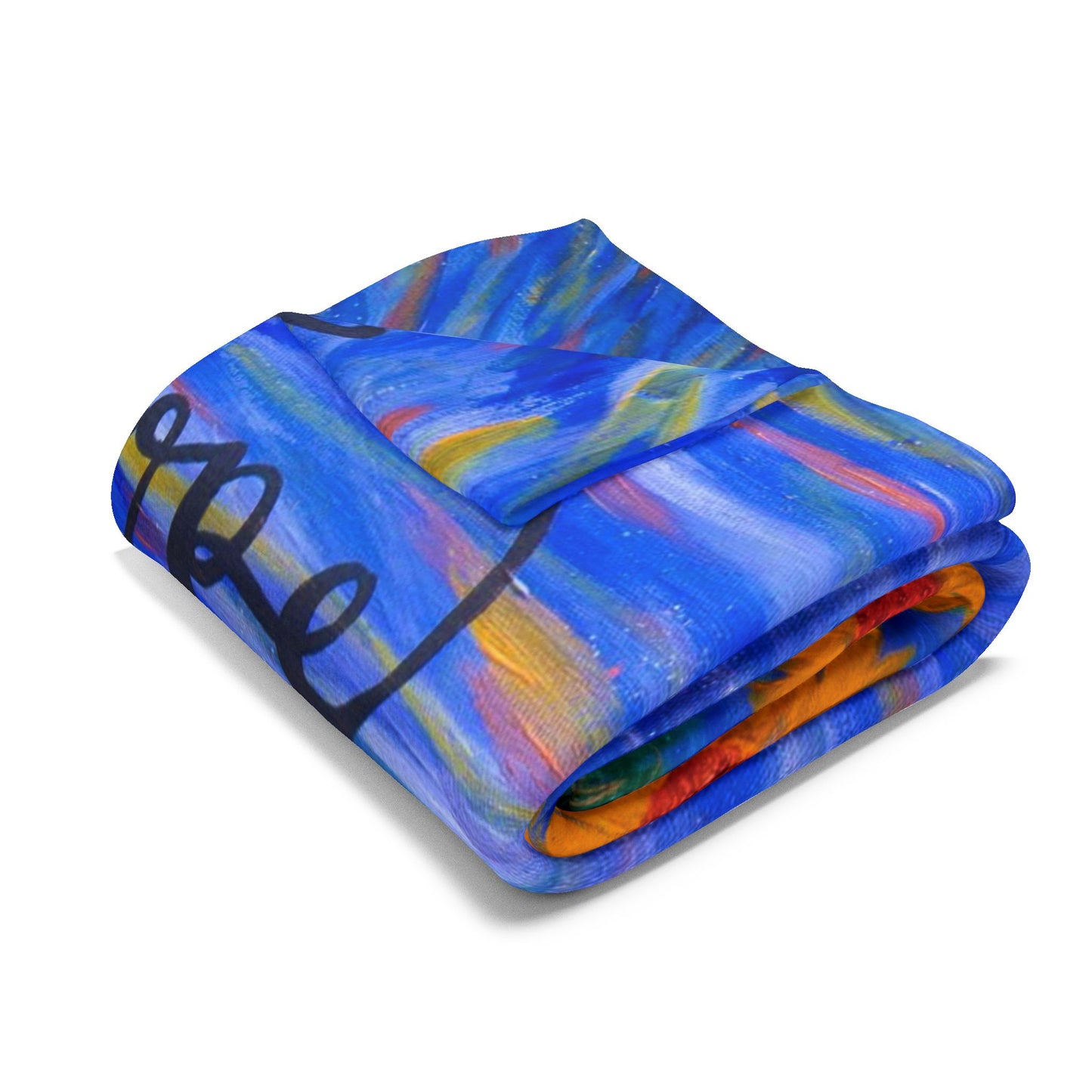 Blanket - Arctic Fleece Blanket with Dancing Sunshine and Butterflies Design