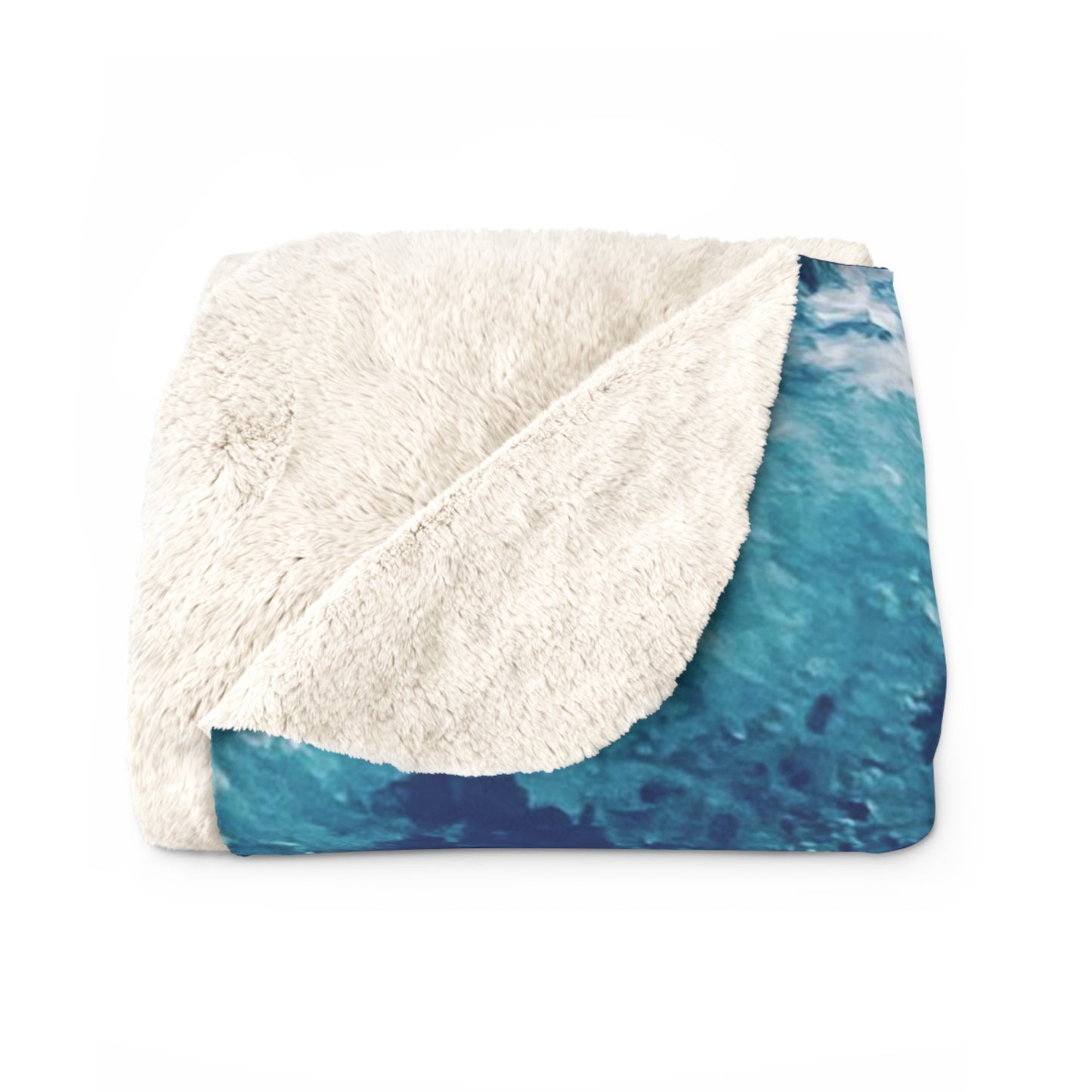 Peace in The Storm Sherpa Fleece Blanket